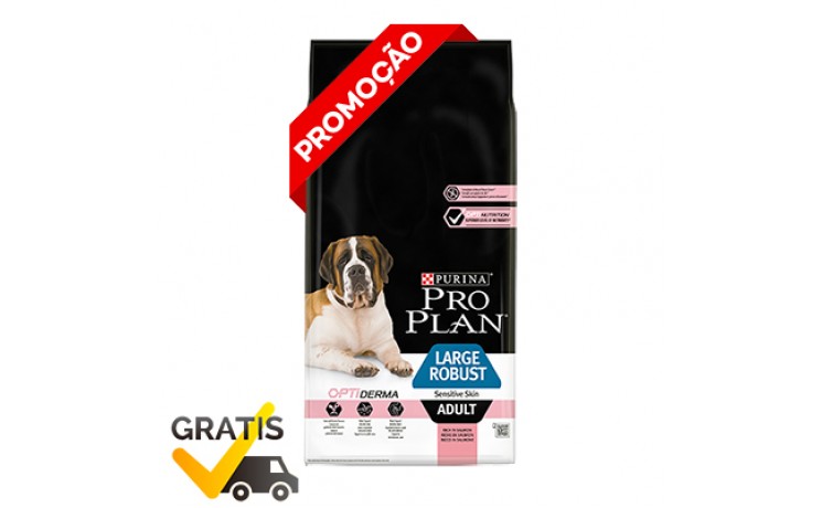 Purina Pro Plan Large Robust Adult Sensitive Skin Salmão 14Kg